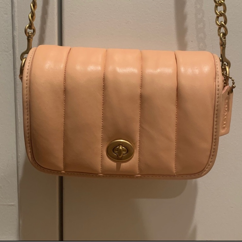 Coach quilting mini crossbody bag